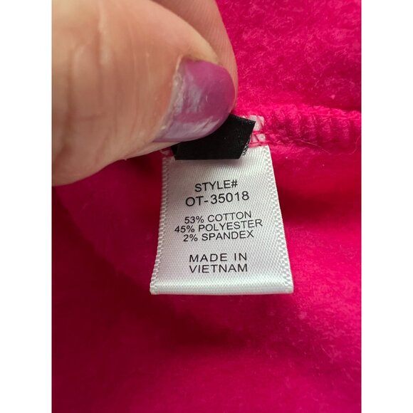 Mom Mode Crewneck Sweatshirt By Judith March With Sequin Letters & Tiger Patch H - Picture 9 of 12